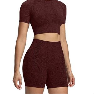 High waisted active shorts (2 colors)